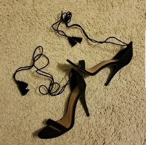 Strappy heels